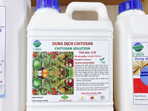 (2L) Chitosan Nông Nghiệp - Vắc Xin thực vật - Phân Bón & Phòng Bệnh Cây Trồng.